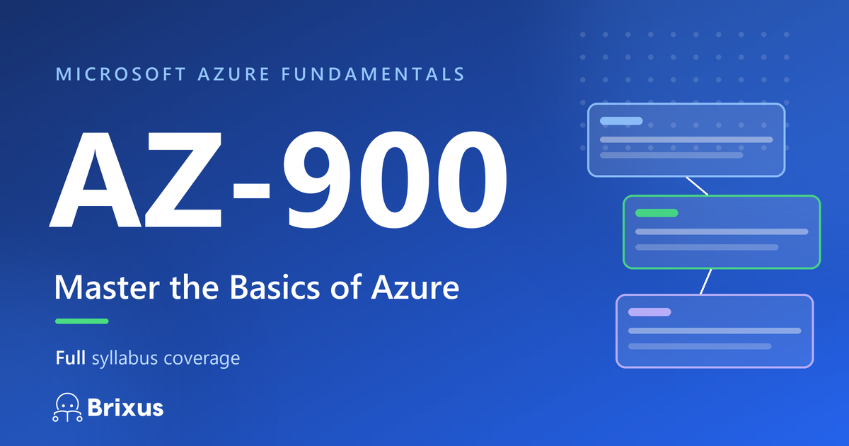 AZ-900: Master the basics of Azure