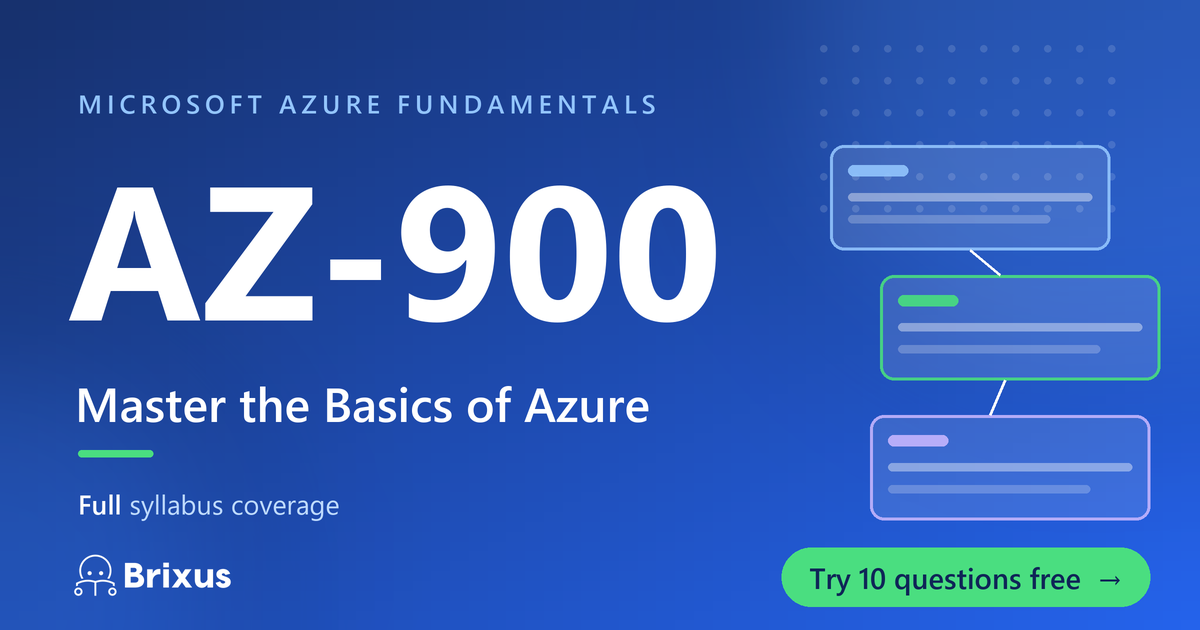 AZ-900: Master the basics of Azure