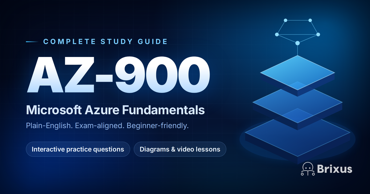 AZ-900 Azure Fundamentals Study Guide & Exam Questions